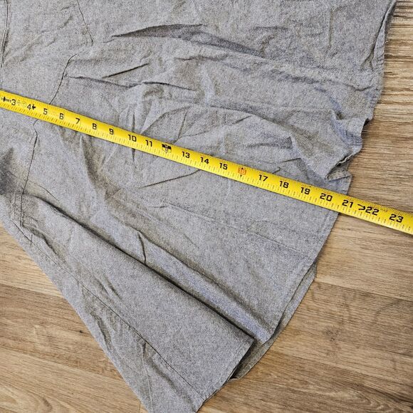 Vtg 1849 Authentic Ranchwear Skirt Womens M Chambray Elastic Waist Cowgirl Boho - Picture 9 of 9